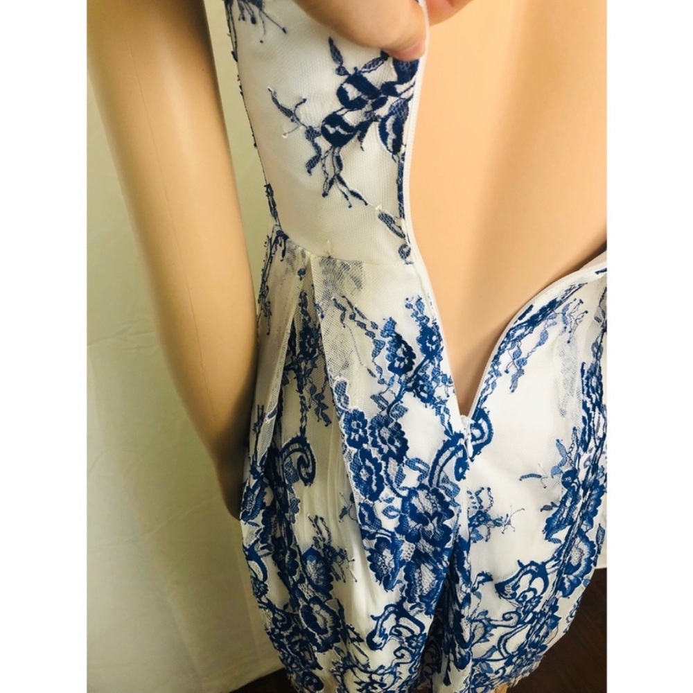 ASOS Edition Lipsy London Applique Detail Prom Dress - Picture 4 of 4